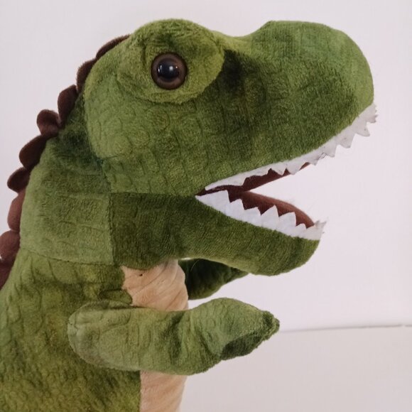 Tom’s Toy International Green T-Rex 19” Plush Dinosaur Stuffed Animal - Picture 2 of 10